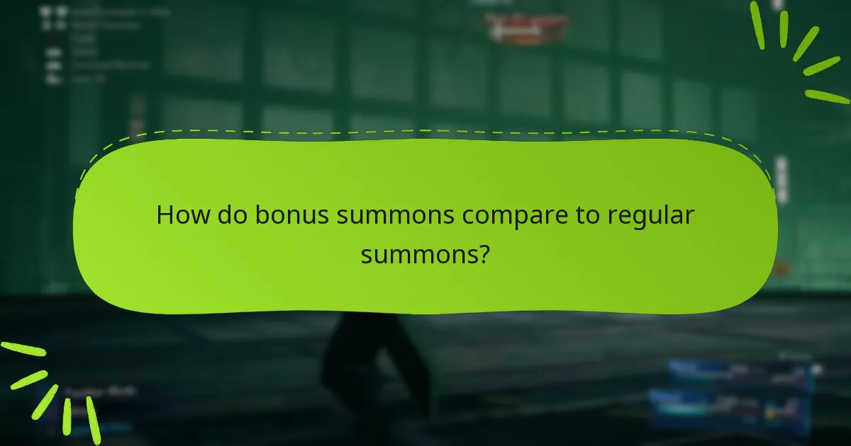 How do I access bonus summons in Final Fantasy VII Remake?