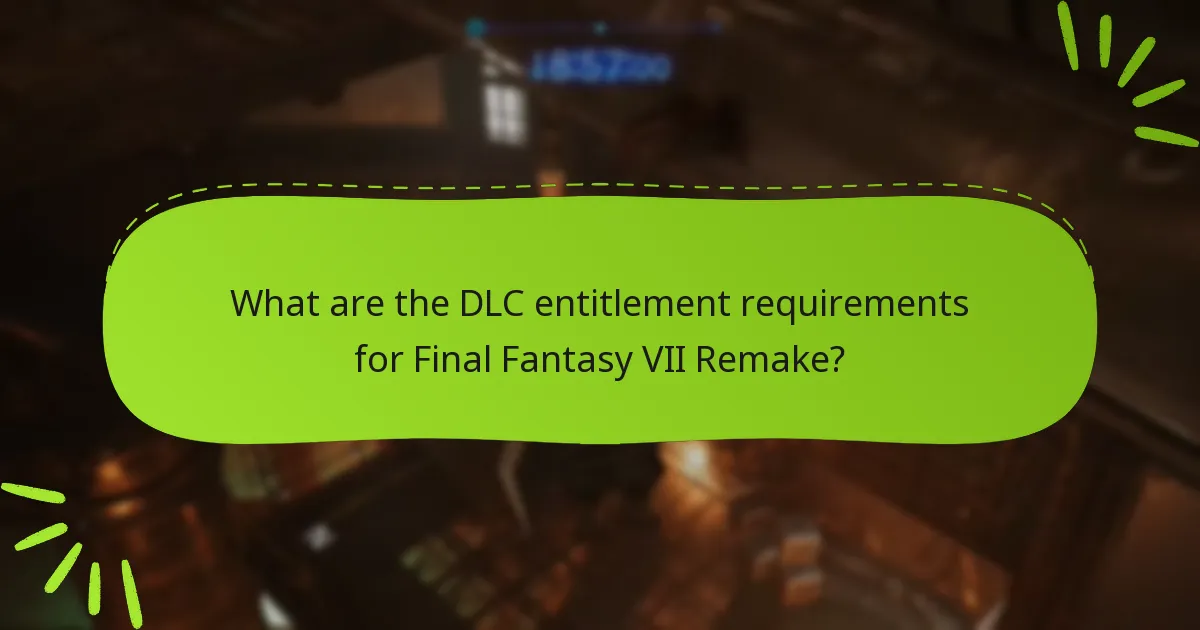 What are the available DLC packs for Final Fantasy VII Remake?