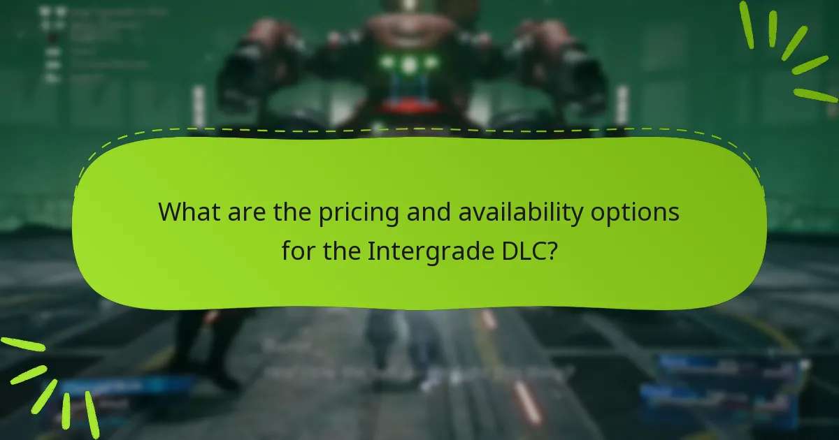 How does the Intergrade DLC compare to other Final Fantasy VII DLCs?
